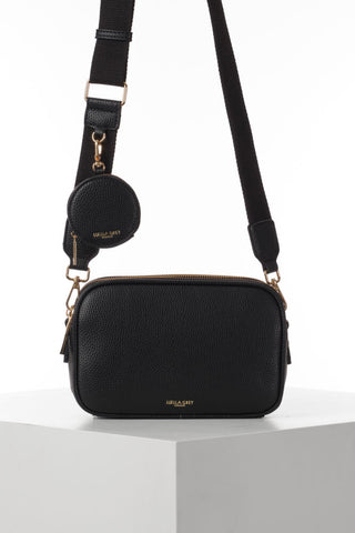 Siobhan Black Camera Crossbody