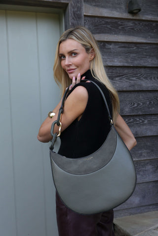 Thelma Khaki Scoop Hobo