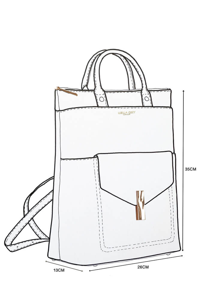 Audrey Black Laptop Backpack