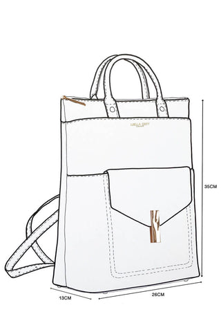 Audrey Black Laptop Backpack