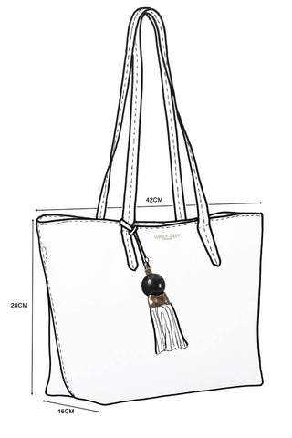 Benny Black Tote & Canvas Pouch