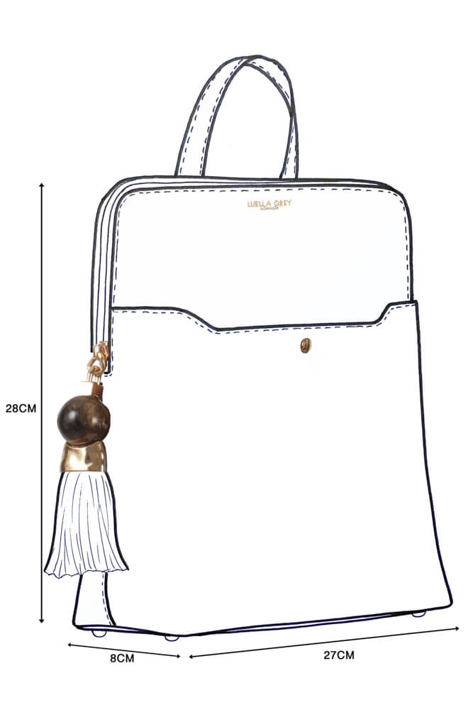 Bridget Black Casual Backpack