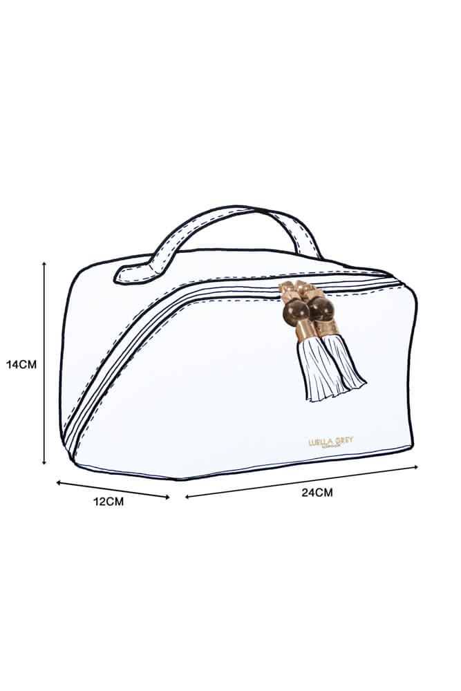 Carmel Black Make Up Pouch