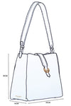 Flora Black Weave Hobo