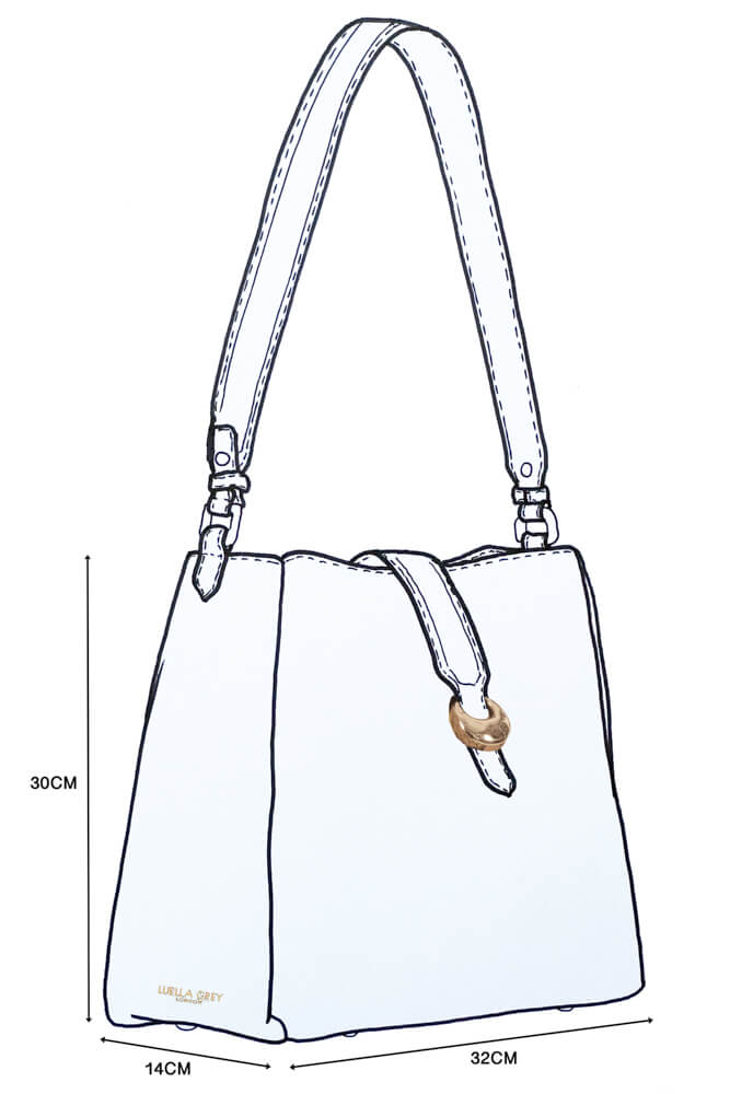 Flora Black Weave Hobo