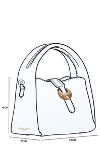 Maggie Mushroom Weave Crossbody