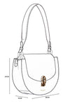 Mildred Sage Saddle Crossbody