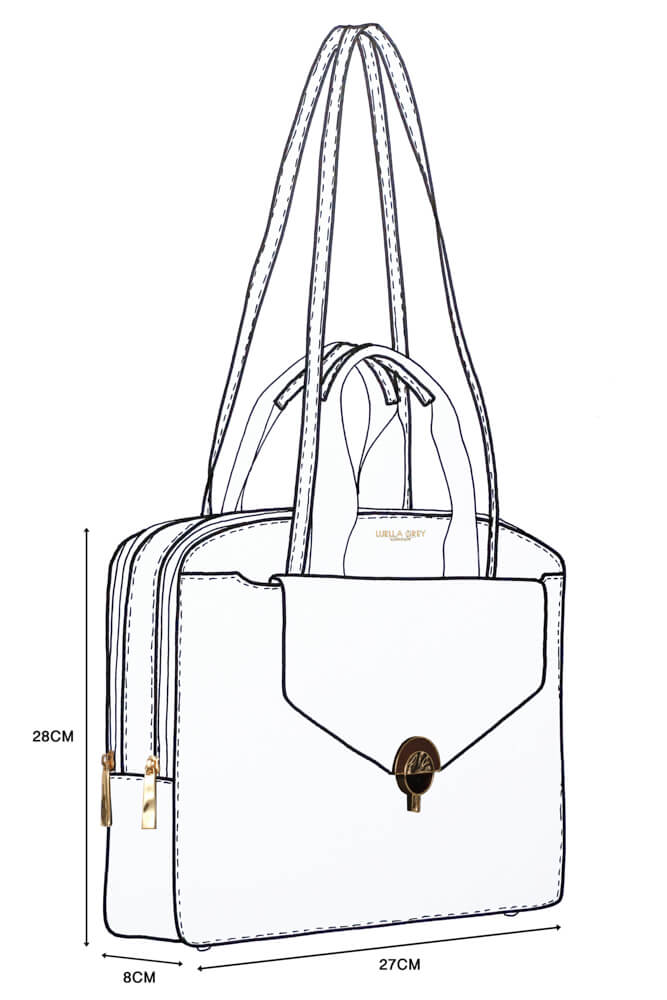 Olive Black Laptop Bag