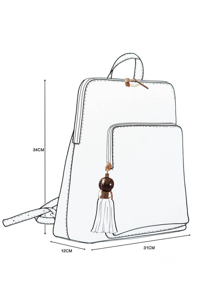 Philly Black Laptop Backpack