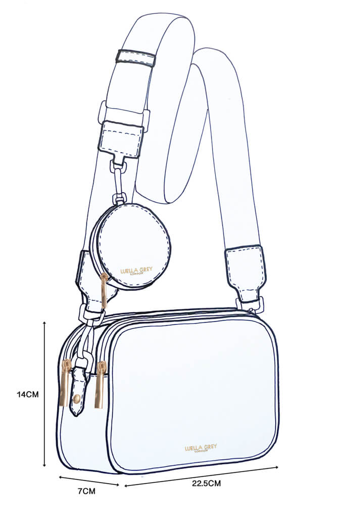Siobhan Khaki Camera Crossbody
