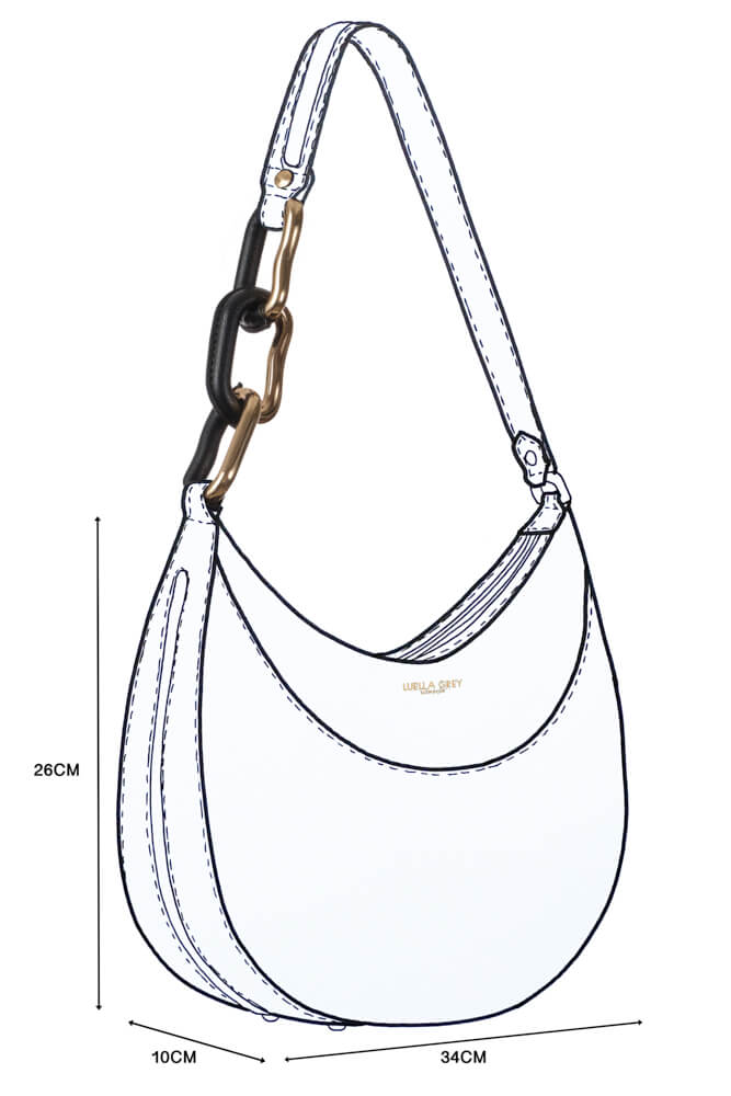 Thelma Black Scoop Hobo