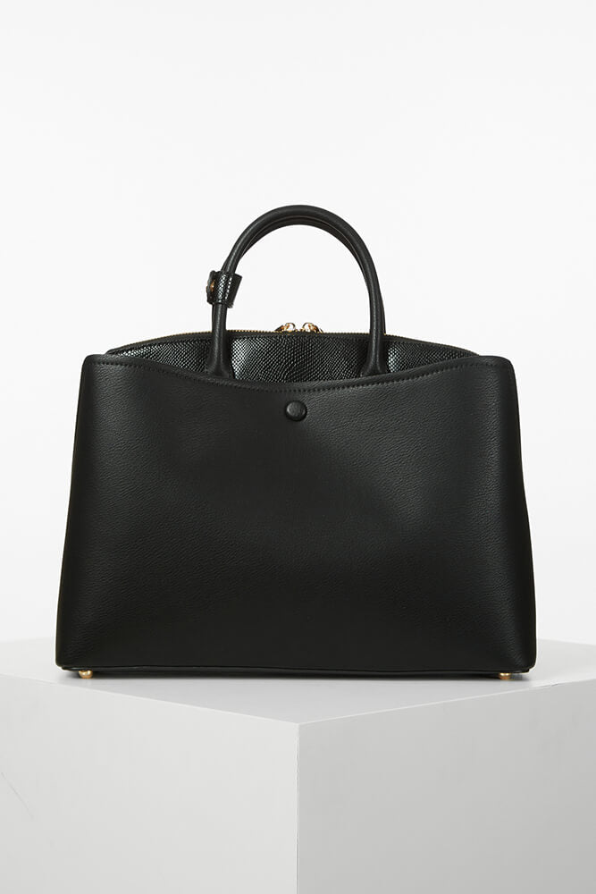 Annabella Black Laptop Work Tote