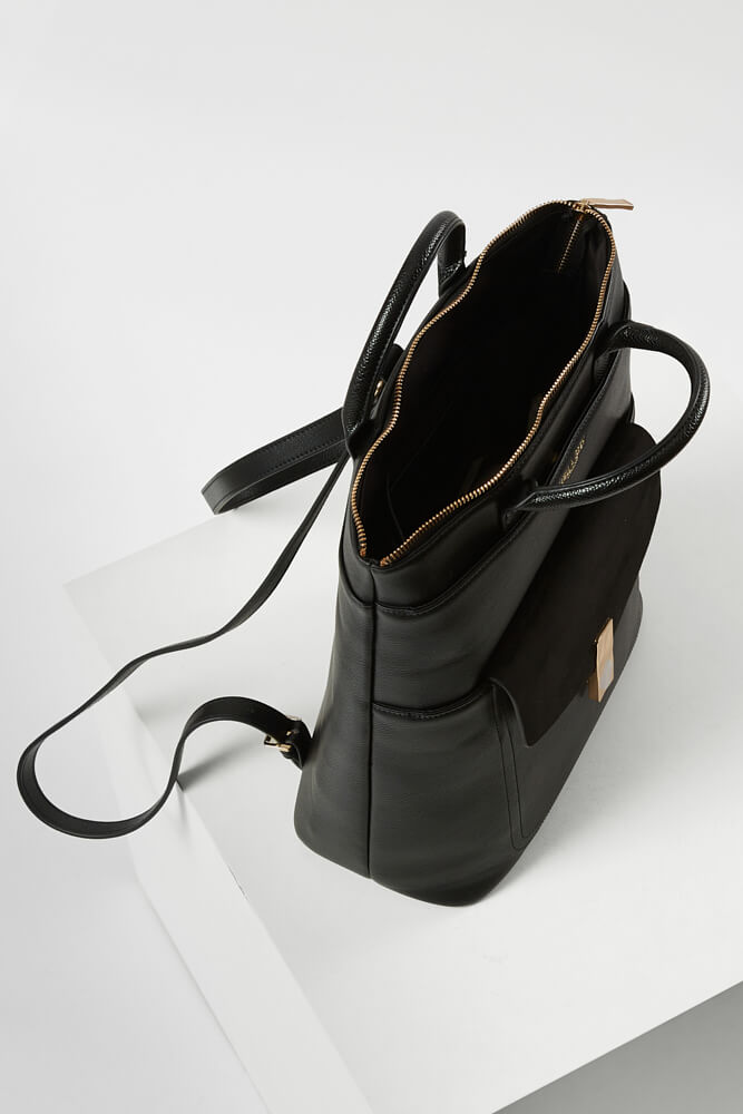 Audrey Black Laptop Backpack