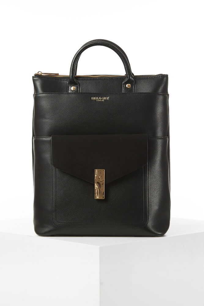 Audrey Black Laptop Backpack