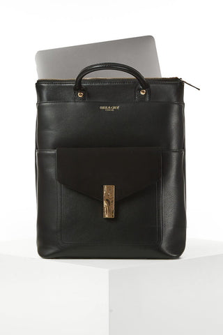 Audrey Black Laptop Backpack