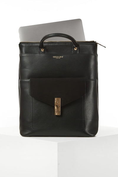 Audrey Black Laptop Backpack