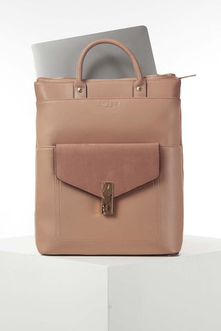 Audrey Mocha Laptop Backpack