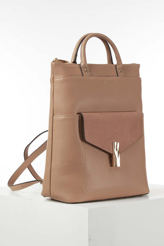 Audrey Mocha Laptop Backpack