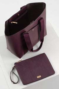 Benita Cherry Casual Tote With Pouch