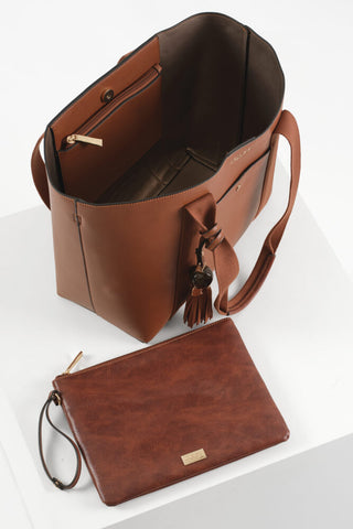 Benita Conker Casual Tote With Pouch