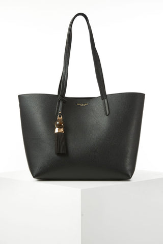 Benny Black Tote & Canvas Pouch
