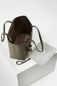 Benny Sage Tote & Canvas Pouch