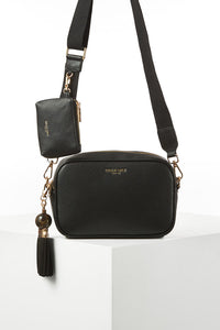 Betty Black Camera Crossbody