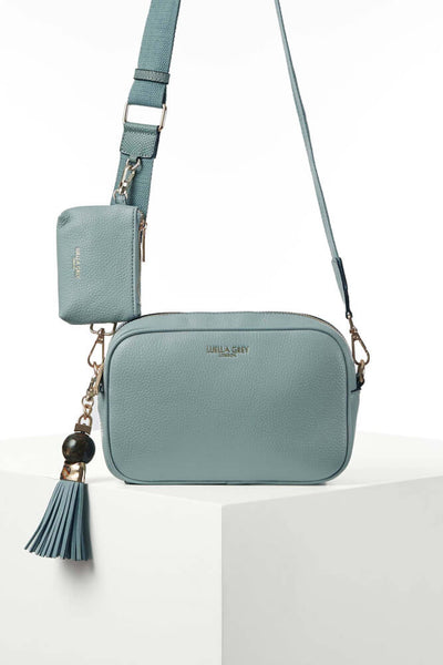 Betty Powder Blue Camera Crossbody