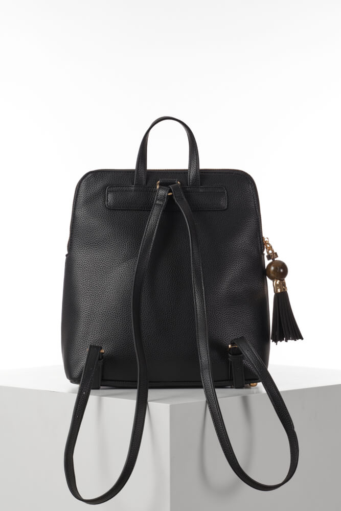Bridget Black Casual Backpack