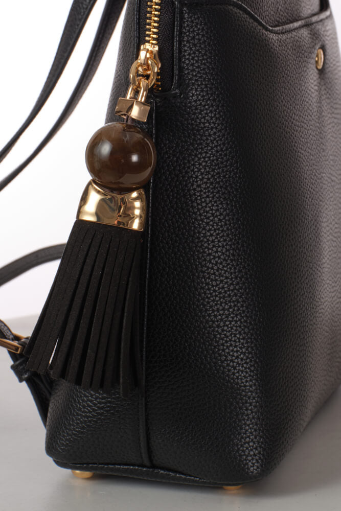 Bridget Black Casual Backpack