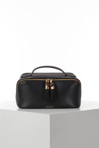Carmel Black Make Up Pouch