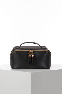 Carmel Black Make Up Pouch