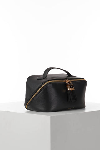 Carmel Black Make Up Pouch