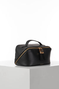 Carmel Black Make Up Pouch