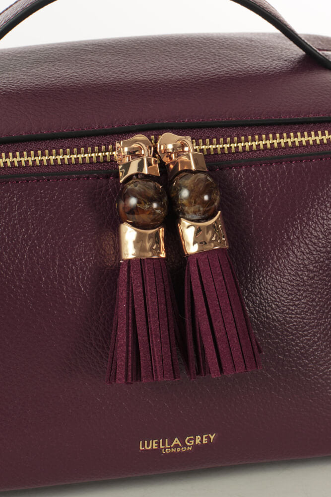 Carmel Cherry Make Up Pouch
