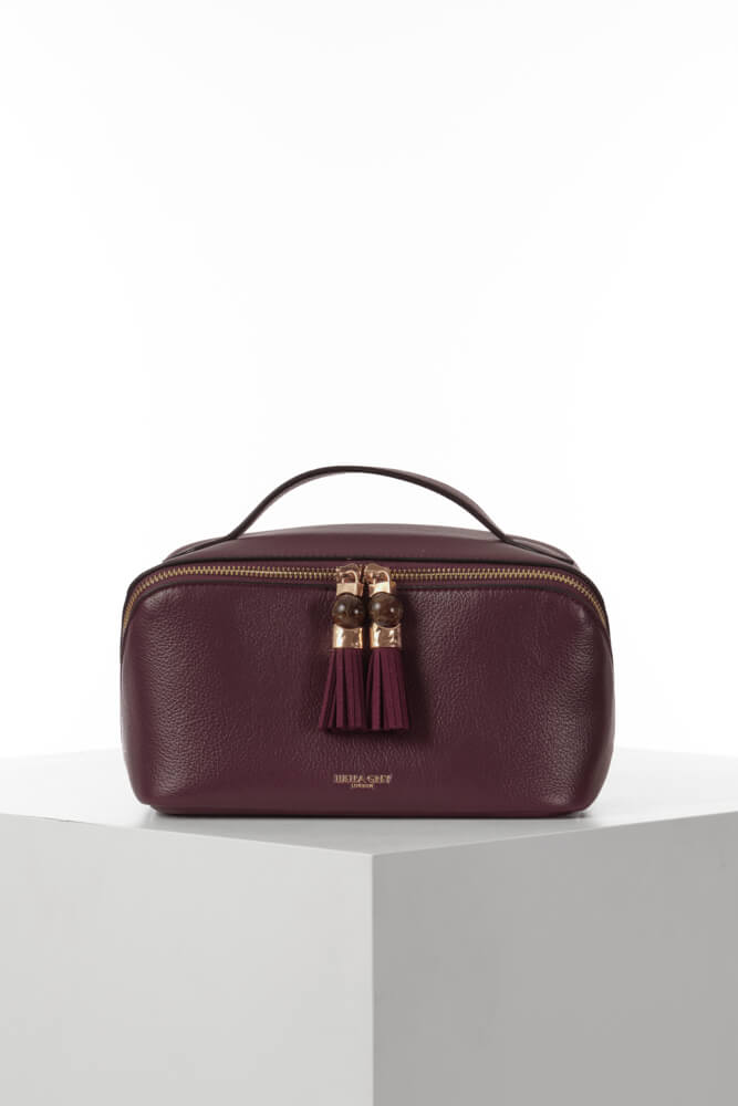 Carmel Cherry Make Up Pouch