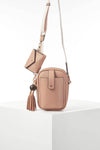 Elise Mocha Portrait Camera Crossbody