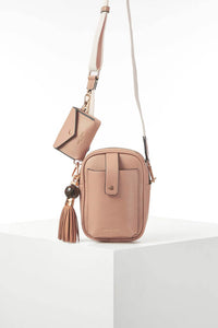 Elise Mocha Portrait Camera Crossbody