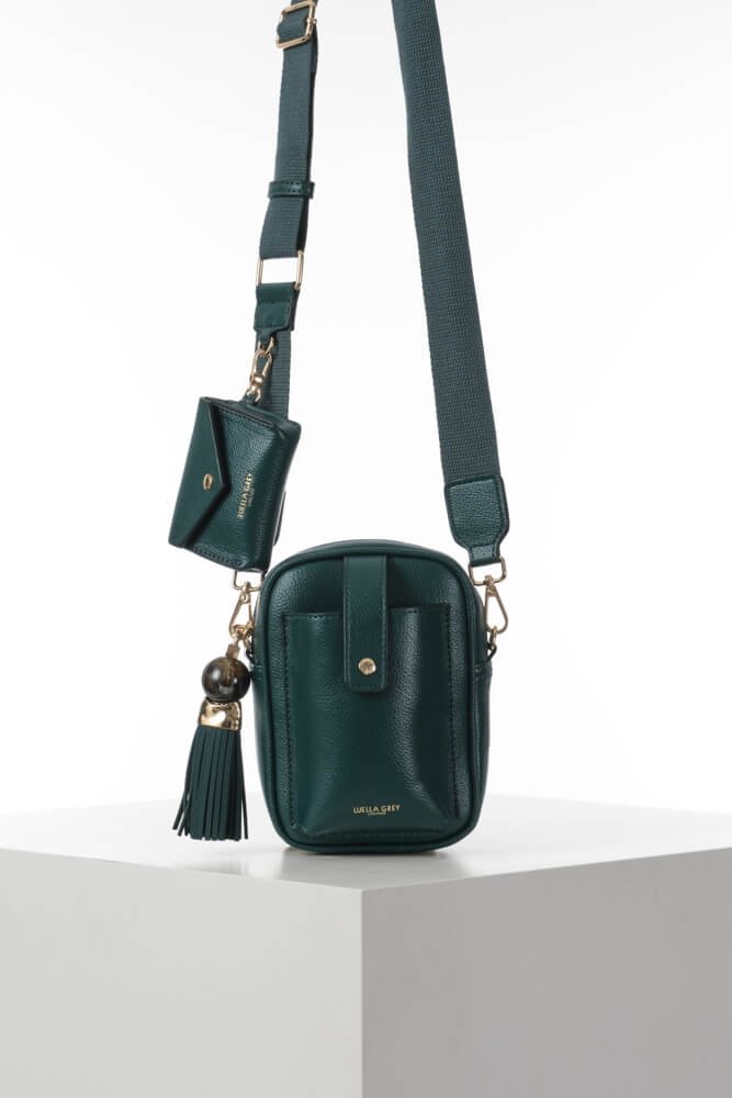 Elise Peacock Portrait Crossbody