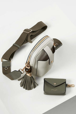 Elise White Portrait Camera Crossbody