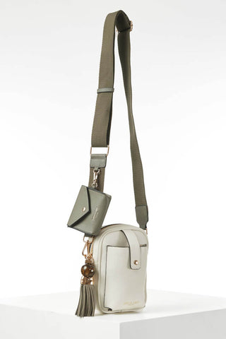 Elise White Portrait Camera Crossbody