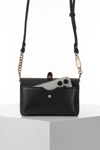 Eloise Black Phone Bag