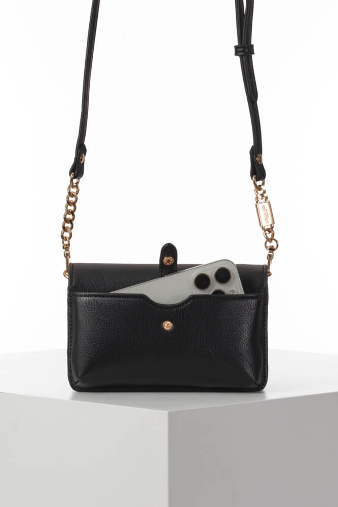 Eloise Black Phone Bag