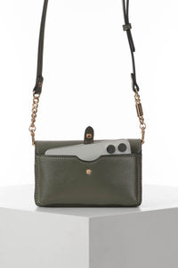 Eloise Khaki Phone Bag