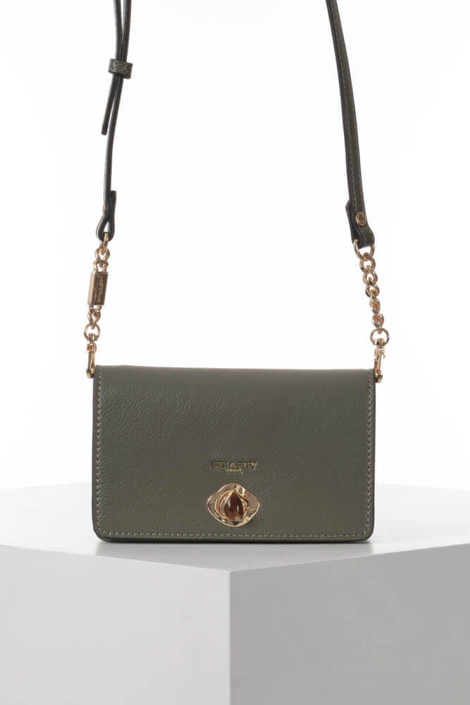 Eloise Khaki Phone Bag