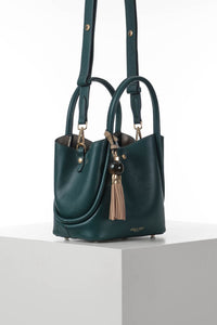 Flo Peacock/Mushroom Crossbody