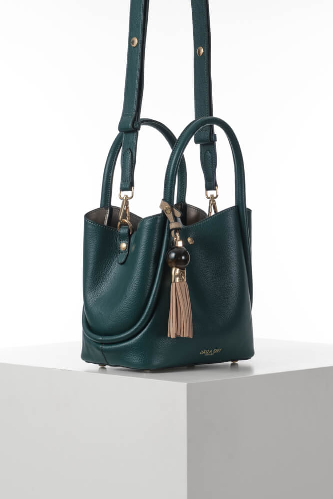 Flo Peacock/Mushroom Crossbody