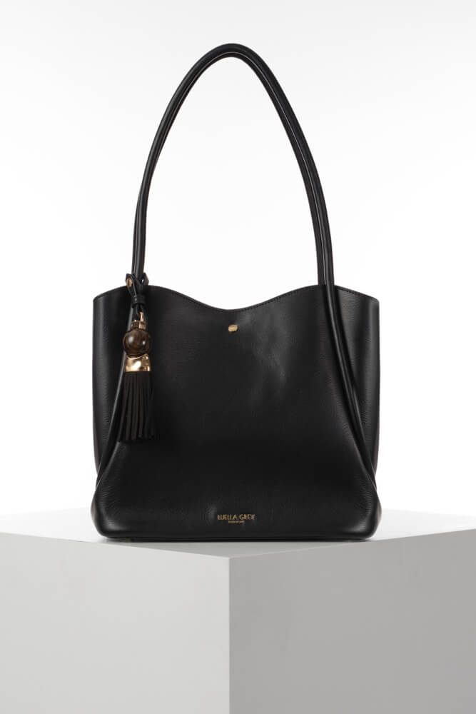 Floella Black Tote