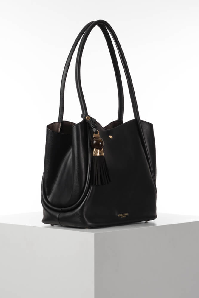 Floella Black Tote