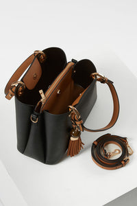 Gala Black Crossbody Tote